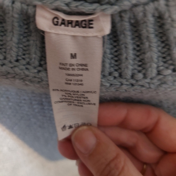 Garage cropped sweater - Picture 3 of 3
